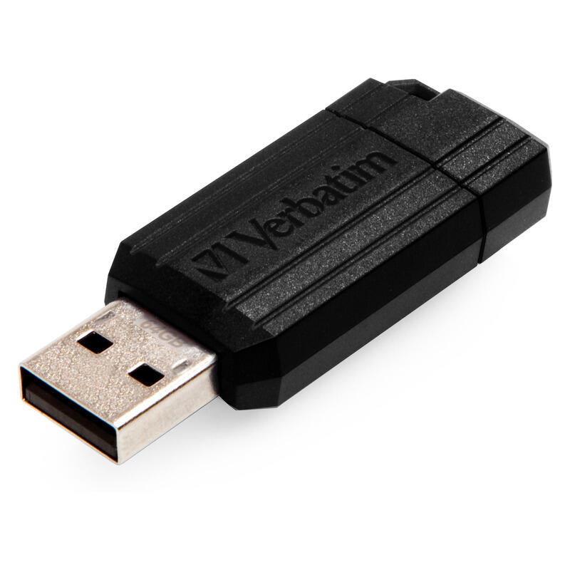 Verbatim 64GB Store 'n' 'Go' Pinstripe USB 2.0 Drive - Black