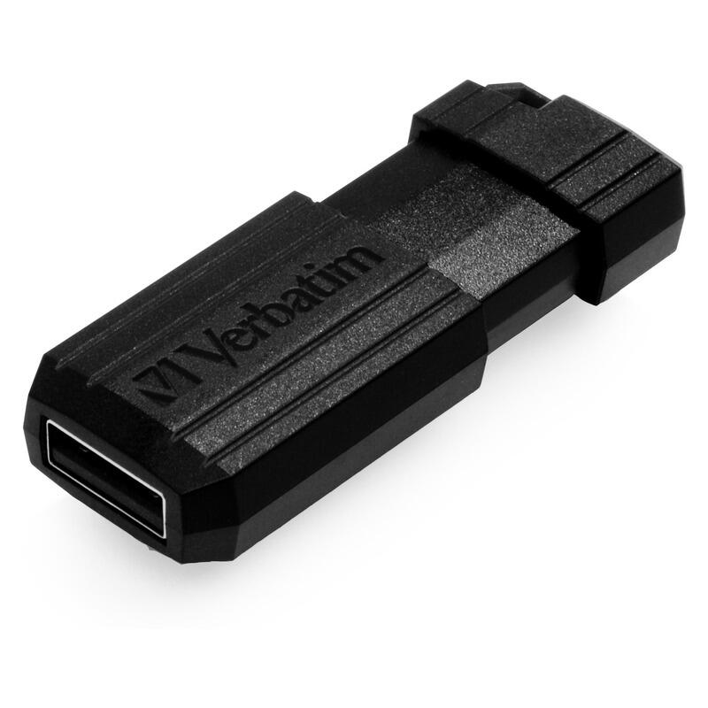 Verbatim 64GB Store 'n' 'Go' Pinstripe USB 2.0 Drive - Black