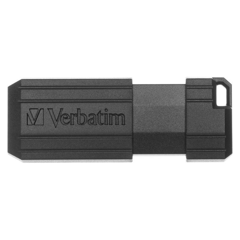 Verbatim 128GB Store 'n' 'Go' Pinstripe 2.0 USB Drive - Black