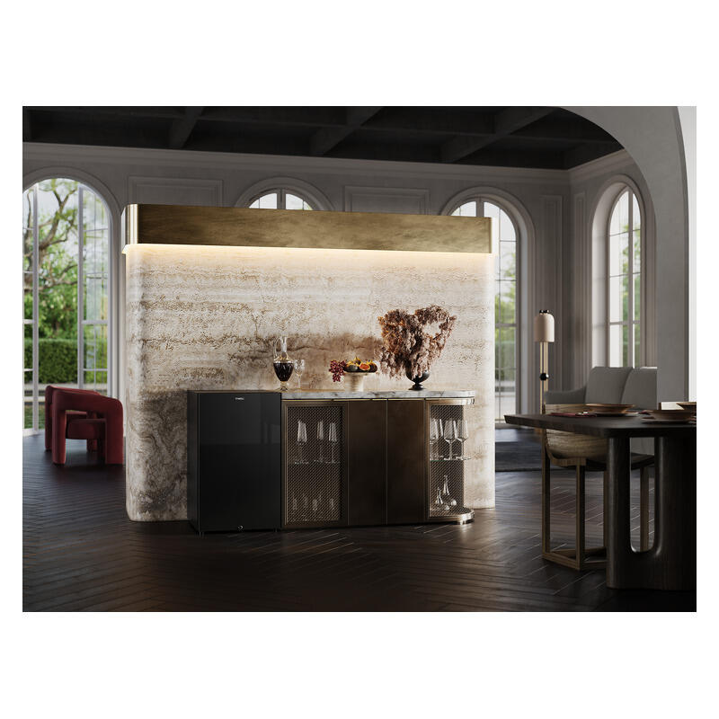 Vintec 35 Bottle Under-Counter Wine Fridge Cabinet with Opaque Glass
