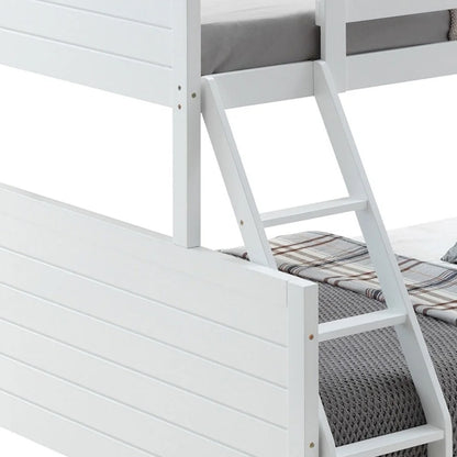 Welling Single Over Double Bunk Bed - White