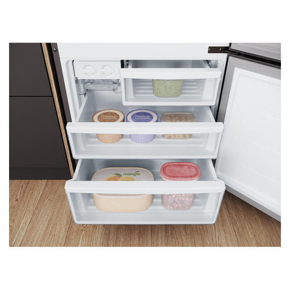 Westinghouse 425L Bottom Mount Fridge Freezer - Charcoal Black