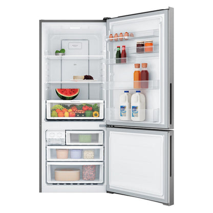 Westinghouse 425L Bottom Mount Fridge Freezer - Silver