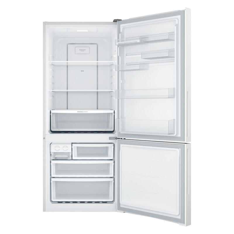 Westinghouse 425L Bottom Mount Fridge Freezer - White