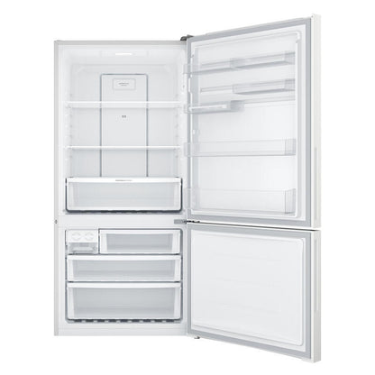 Westinghouse 496L Bottom Mount Fridge Freezer - White
