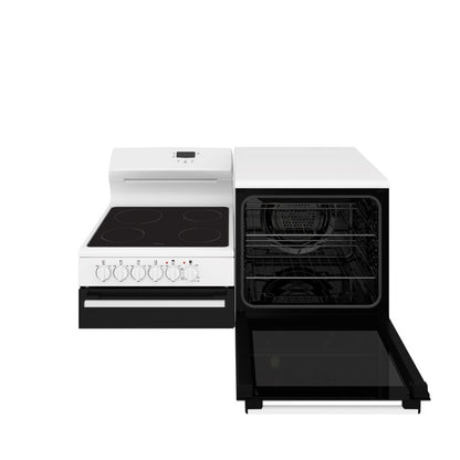 Westinghouse 110cm Elevated Electric Freestanding Oven with Ceramic Cooktop & Separate Grill
