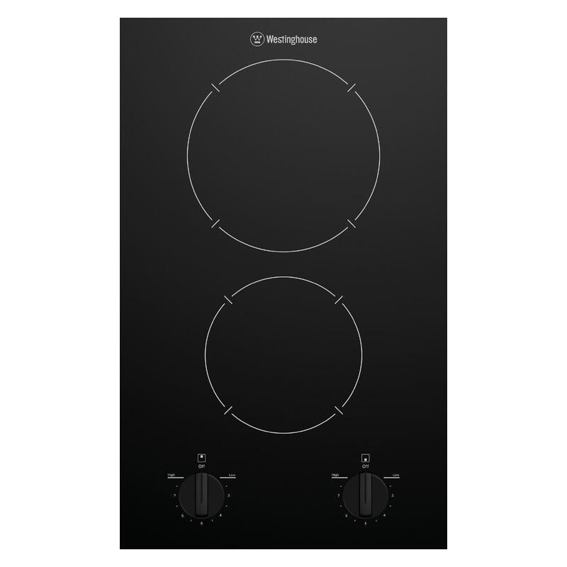 Westinghouse 30cm 2-Zone Ceramic Cooktop - Black