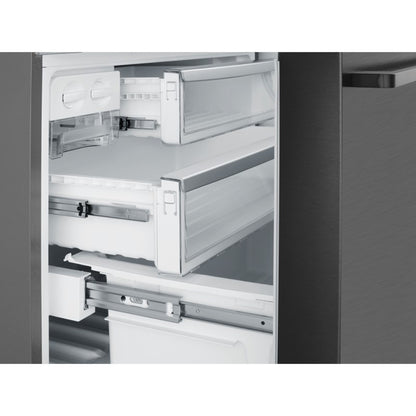 Westinghouse 491L French Door Fridge Freezer - Dark Stainless Steel