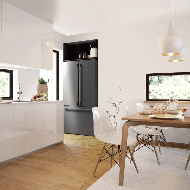 Westinghouse 491L French Door Fridge Freezer - Dark Stainless Steel