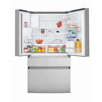 Westinghouse 609L French Fridge Freezer with Ice & Water Dispenser - Stainless Steel