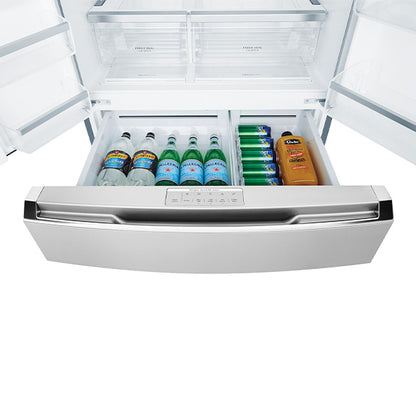 Westinghouse 609L French Fridge Freezer with Ice & Water Dispenser - Stainless Steel