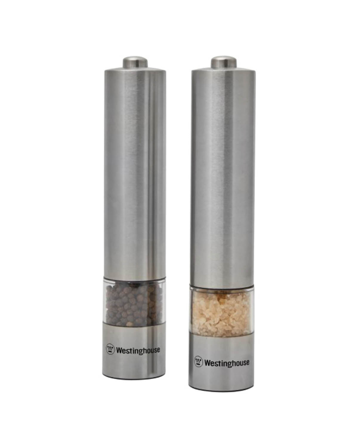 Westinghouse Salt & Pepper Mills - Stainless Steel