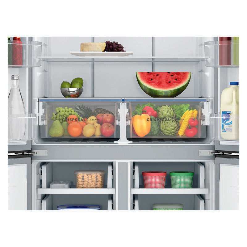 Westinghouse 541L Quad Door Fridge Freezer - Stainless