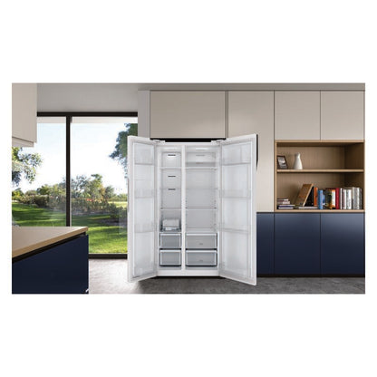 Westinghouse 624L Side-by-Side Fridge Freezer - White