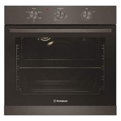 Westinghouse 60cm Built-In Oven with 5 Functions - Dark Stainless Steel