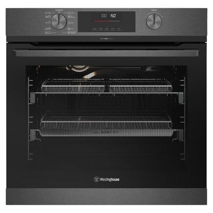 Westinghouse 60cm Pyrolytic Built-In Oven with 10 Functions - Dark Stainless Steel