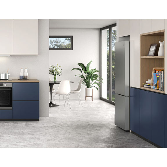 Westinghouse 496L Bottom Mount Fridge Freezer - Stainless Steel