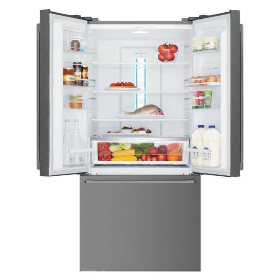 Westinghouse 491L French Door Fridge Freezer - Dark Stainless Steel