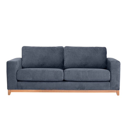 Willow 3.5 Seater Fabric Sofa - Azure