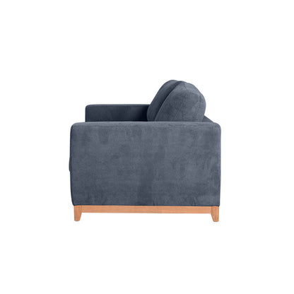 Willow 3.5 Seater Fabric Sofa - Azure