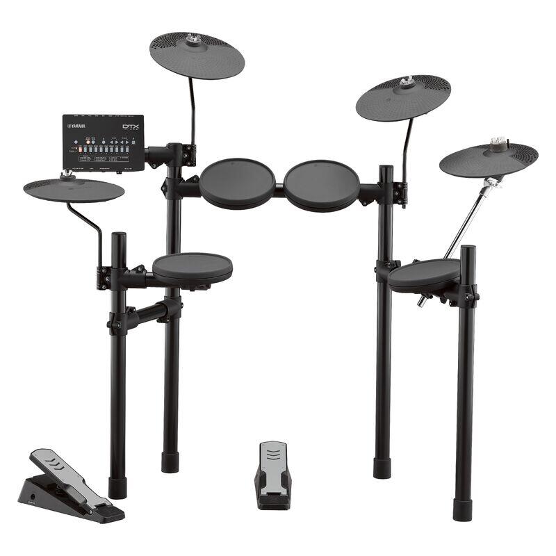 Yamaha Electronic Drum Kit with Built-In Training Functions - Black (DTX402K)