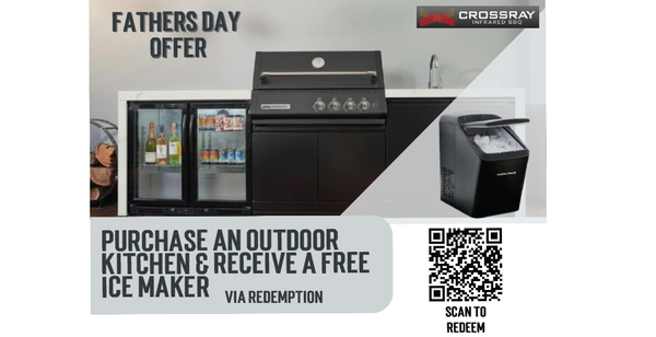 Bonus Ice Maker with Select Crossray Outdoor Kitchen Purchase